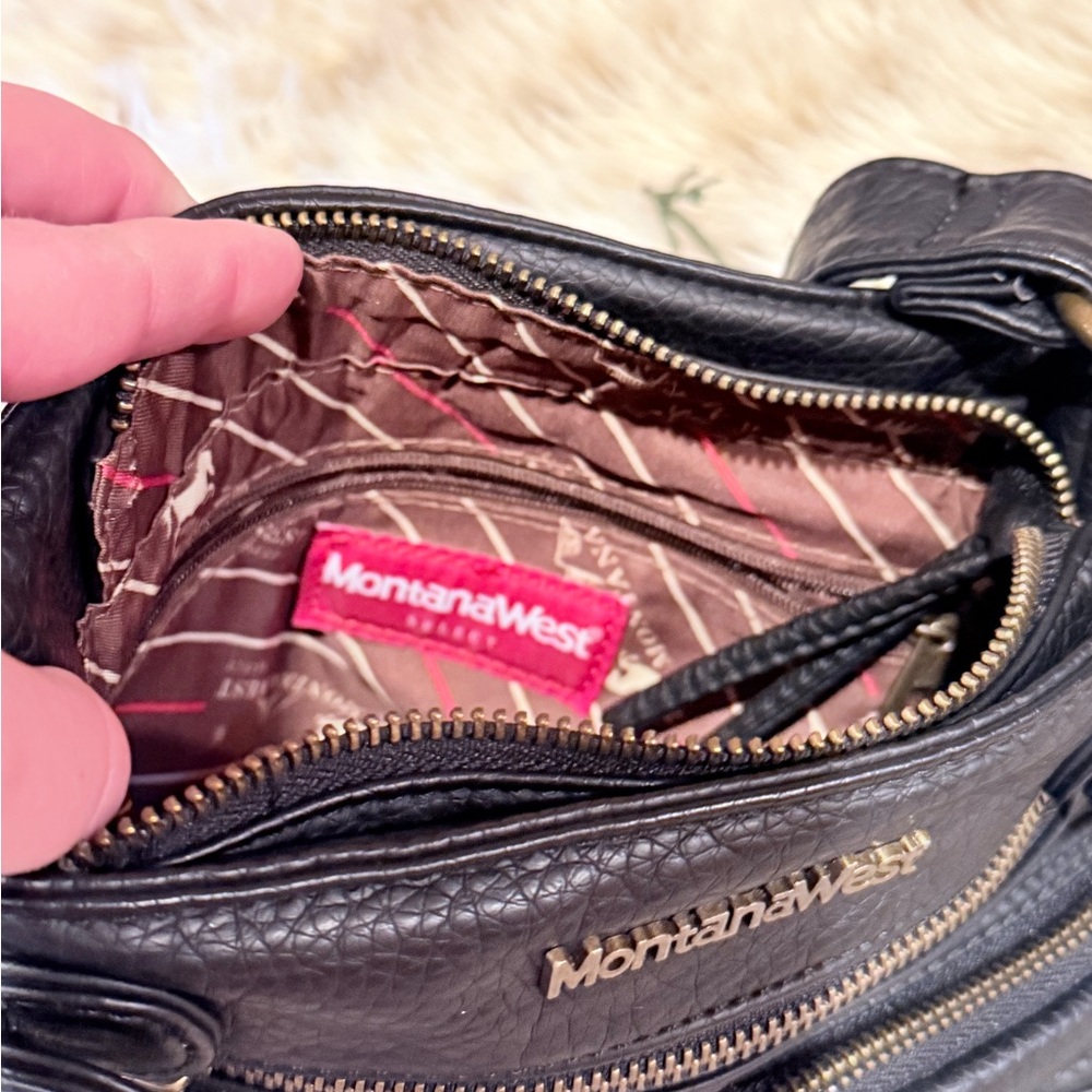 Montana West Black Crossbody Bag - Picture 4 of 4
